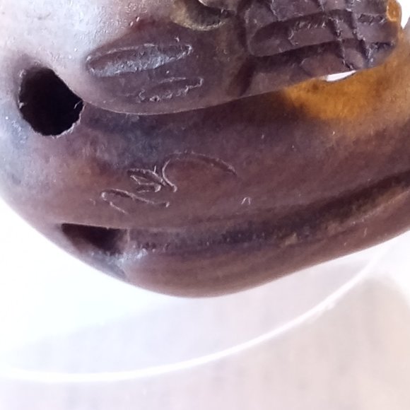 Hand Carved Wood Netsuke - Picture 8 of 9